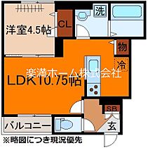 コージーフラット 105 ｜ 京都府京都市右京区太秦辻ケ本町（賃貸アパート1LDK・1階・40.82㎡） その2