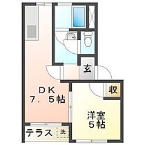 ハイツオギソ 102 ｜ 岐阜県岐阜市下尻毛（賃貸マンション1DK・1階・29.00㎡） その2