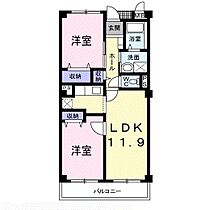 ＨＡＴ　ＴＲＩＣＫ 202 ｜ 岐阜県本巣郡北方町柱本南３丁目（賃貸マンション2LDK・2階・55.08㎡） その2