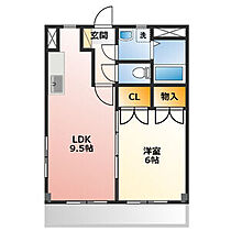 コーポ小野　第3 305 ｜ 岐阜県岐阜市鏡島中１丁目（賃貸マンション1LDK・3階・37.26㎡） その2