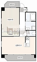 T’s iori 801 ｜ 岐阜県岐阜市庵町（賃貸マンション1LDK・8階・40.02㎡） その2