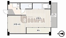 ビレッジハウス曽我屋2号棟 0206 ｜ 岐阜県岐阜市曽我屋（賃貸マンション2K・2階・28.98㎡） その2