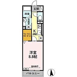 パーチェ黒野 2階/203