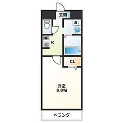 クレール北方 2階/206