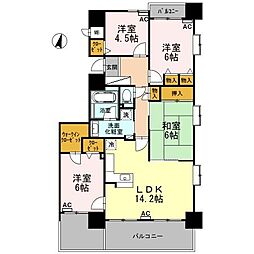 ダイアパレス金華橋 4階