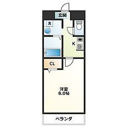 クレール北方 1階/107