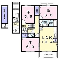 マニフィークK B 2階/201