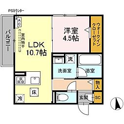 セレスティア鷺山 EAST 1階/105