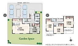 鹿嶋市港ヶ丘1丁目23-P1　6号棟　新築戸建