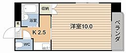 スペース23 1Kの間取図画像