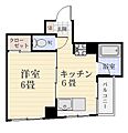 夏迫マンション4階3.3万円