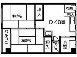 間取図画像 2DK