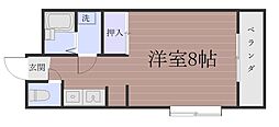 BASIC城山 1Kの間取図画像