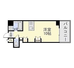 eterrace ワンルームの間取図画像
