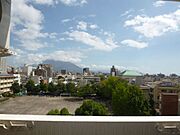 東向きで桜島が見えます