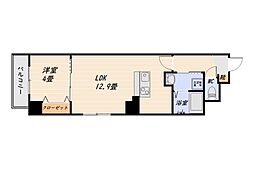 フォレスト3 1LDKの間取図画像