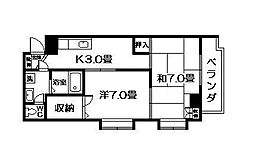 エクセレント武 2Kの間取図画像