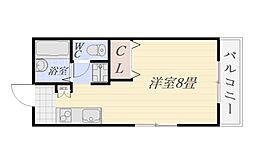 ソレジオ・武の台 ワンルームの間取図画像