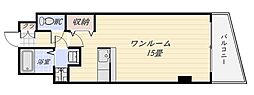 STATESHORE ワンルームの間取図画像