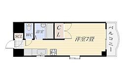 エクセレント・ユニ ワンルームの間取図画像
