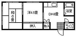 間取図画像 2DK