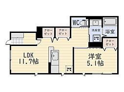 間取図画像 1LDK