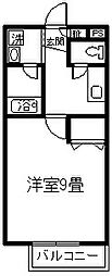 メゾン・リュミエール 1Kの間取図画像