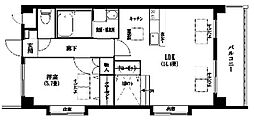 RENACEINSOUTHERNCROSS 1LDKの間取図画像