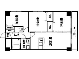 プロパティオーアン 3LDKの間取図画像