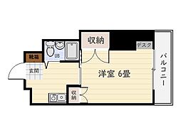 ハイツ星ヶ峯 1Kの間取図画像
