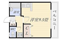 アーバン・リサ ワンルームの間取図画像