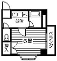 ルクール下荒田3階3.3万円