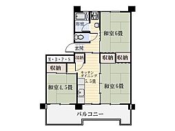 間取図画像 3DK