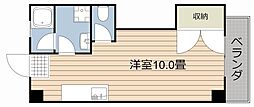 パレス鴨池 ワンルームの間取図画像