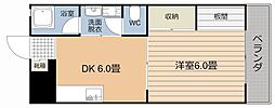 メゾン甲南 1DKの間取図画像