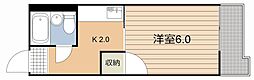 KBKスポーツ荒田ビル 1Kの間取図画像