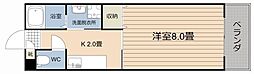 RichRiver壱番館 1Kの間取図画像