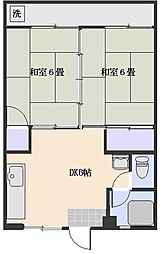間取図画像 2DK