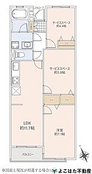 間取図画像 2SLDK