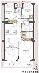 間取図画像 3LDK