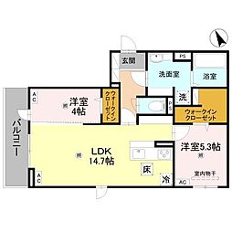 FT.Recolte(エフティーレコルト) 2LDKの間取図画像