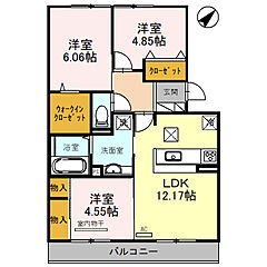 物件の間取り