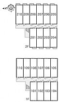 レオパレスカリオストロ 209 ｜ 大阪府高槻市五領町16-2（賃貸アパート1K・2階・22.35㎡） その4