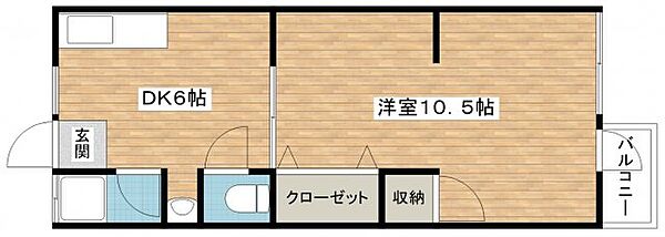 大協マンション 311｜大阪府高槻市富田町5丁目(賃貸マンション1DK・3階・33.00㎡)の写真 その2