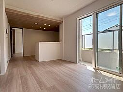 阪急京都本線 上牧駅 徒歩10分の賃貸アパート 1階2LDKのリビング/ダイニング