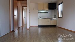 阪急京都本線 上牧駅 徒歩7分の賃貸アパート 2階2LDKのリビング/ダイニング