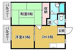 ハイツリバーサイド 2階/202