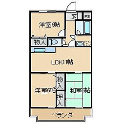 ソレイユハイツM-1 3階/301