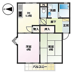 ヴィラ西真上 2階