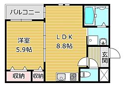 ウインドコート上本町 1階